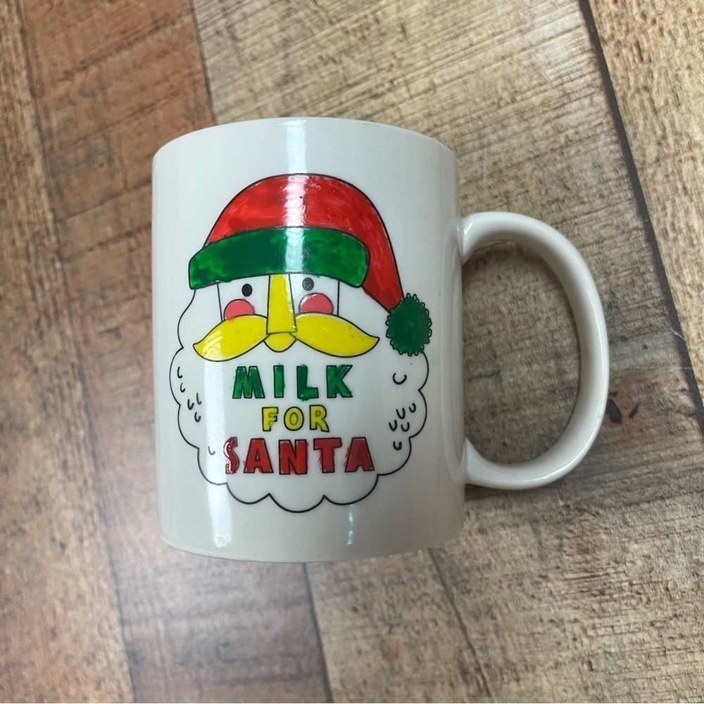 Creatology Milk For Santa Ceramic Mug Christmas Sant Clause Gift Kids Mug